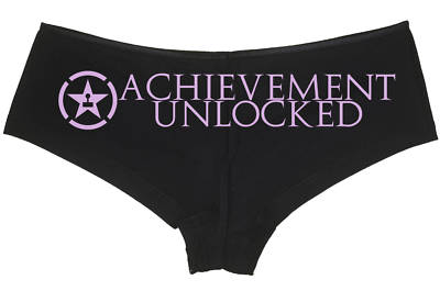 ACHIEVEMENT UNLOCKED RPG wargaming magic gaming video gamer nerdy underwear sexy