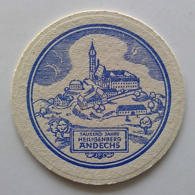 Klosterbrauerei Andechs Tausend Jahre Heiligenberg Andechs Coaster (B274-109)