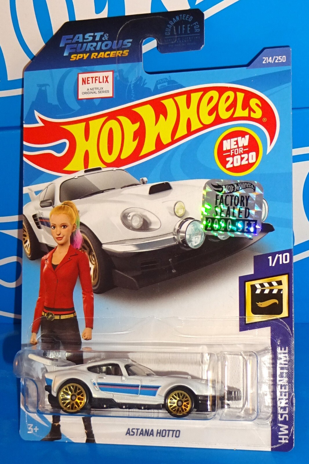 Hot Wheels 2020 Factory Set New For 2020 Screen Time Astana Hotto White
