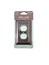Allen Roth 2-Gang Standard Duplex Wall Plate, Bronze