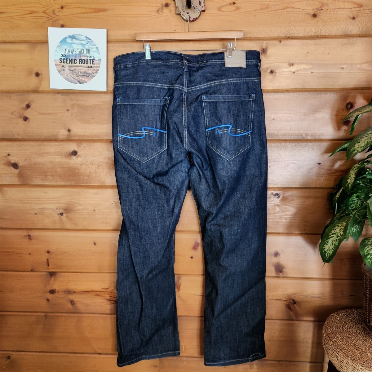 ☆enyce☆ denim halfpants street hiphop VINTAGE ENYCE Shorts Mens Sz 40 Jean Denim Jorts y2K 2000s
