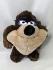 Mighty Star Tazmanian Devil Taz Plush 8 Inch 1993 24K Co Stuffed Animal Toy