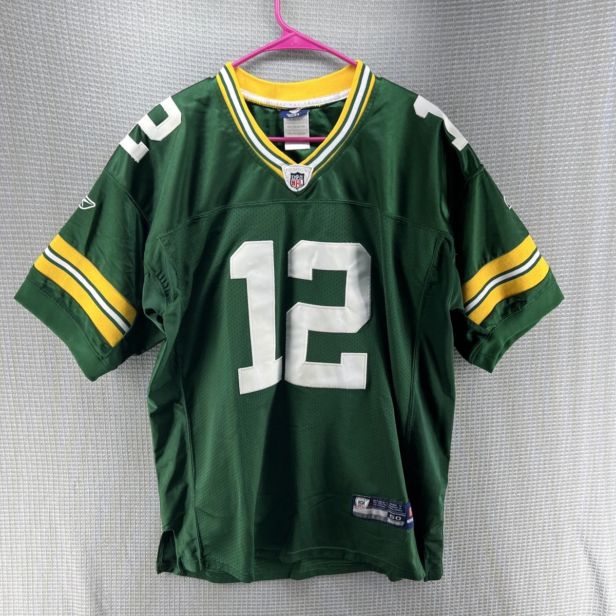 Green Bay Packers NFL Mens Short Sleeve Soccer Style Jersey