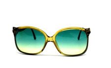 Vintage Women's Sunglasses SAPHIRA Made in GERMANY Plastic 80s Green