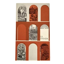 Vtg 1960s LA STRADA Souvenir Restaurant Menu 443 Broadway San Francisco 