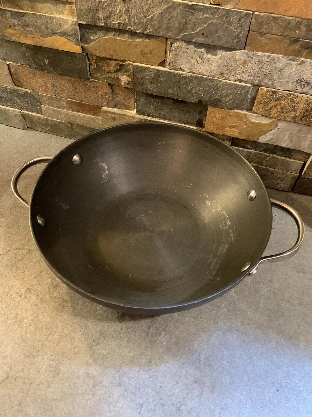 Anolon ~Advanced Nonstick 10.5” Hard Anodized Wok Stir Fry Pan No Lid