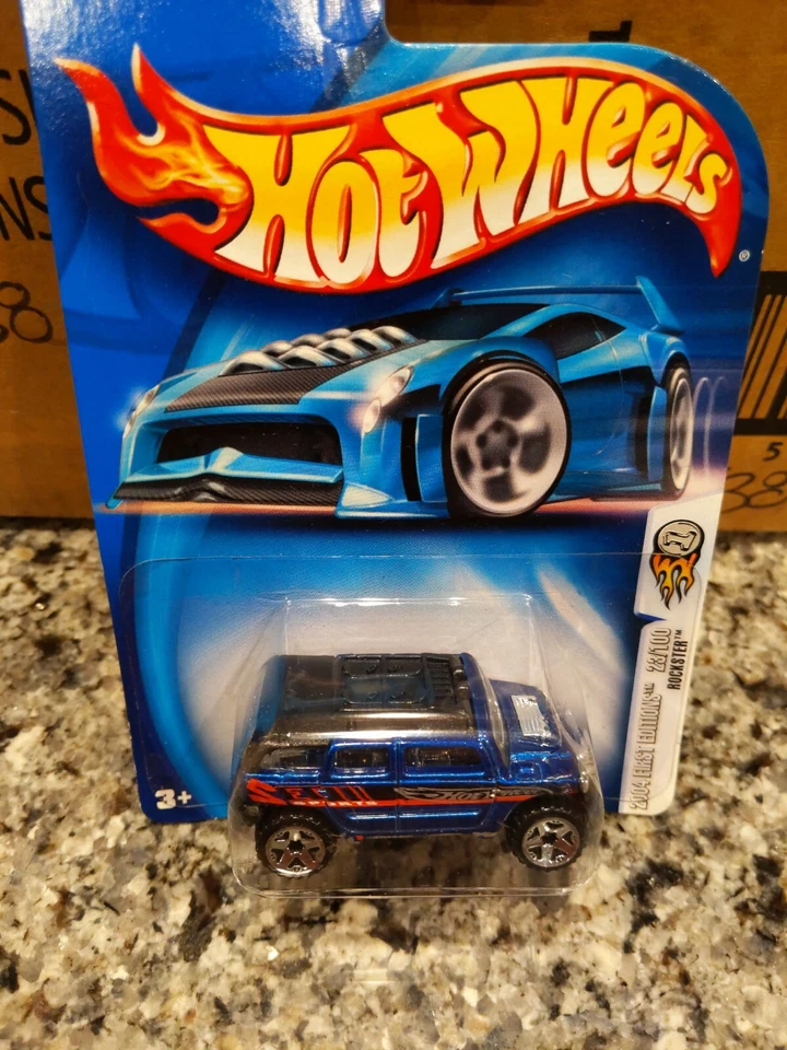 HOT WHEELS 2004 FIRST EDITIONS 23/100 ROCKSTER DIECAST 1:64 MATTEL 2003 NEW MOC - Image 3 of 4