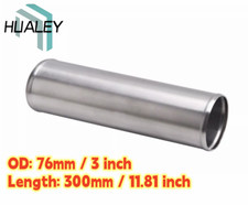 Od 76mm 3 Aluminum Intercooler Turbo Piping Tubing Straight Pipe Tube L 300mm