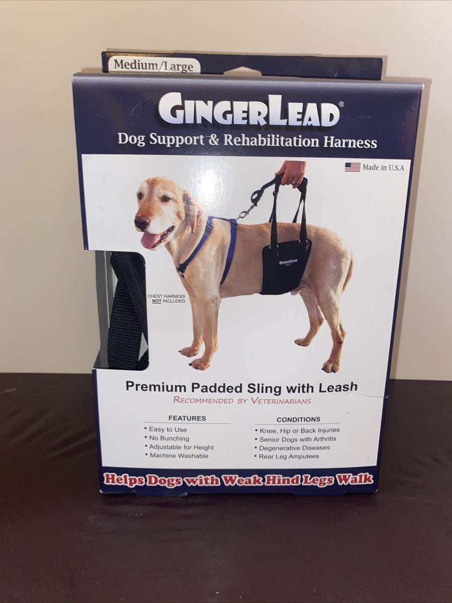 Ginger Lead Dog Support Rehabilitation Harness For Large Female Dog Used  Open