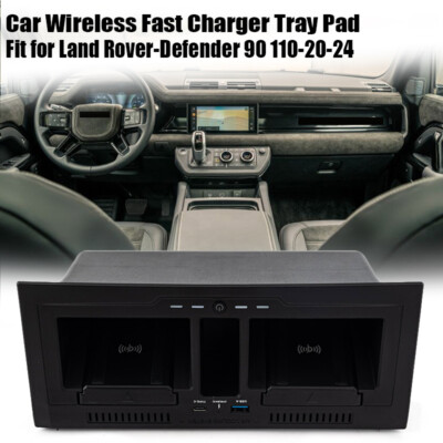 For Defender 90 110 2020 2021 2022 2023 Wireless Fast Charging Phone Charger Pad