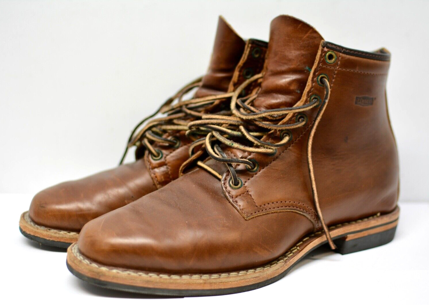 WESCO Horsehide Leather Men's Brown Boots Size 10.5… Gem