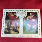 Vintage 1993 Coca Cola Limited Edition Nostalgic Cards and Tin - 2 Decks, Santa