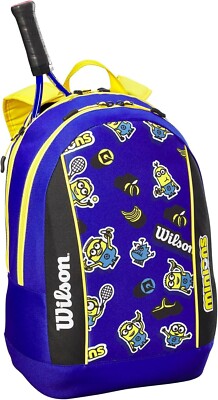 Wilson Tennis Racket Gear Backpack Minions New NWT Wilson Minions Tour Backpack – SquashGear.com main image 2