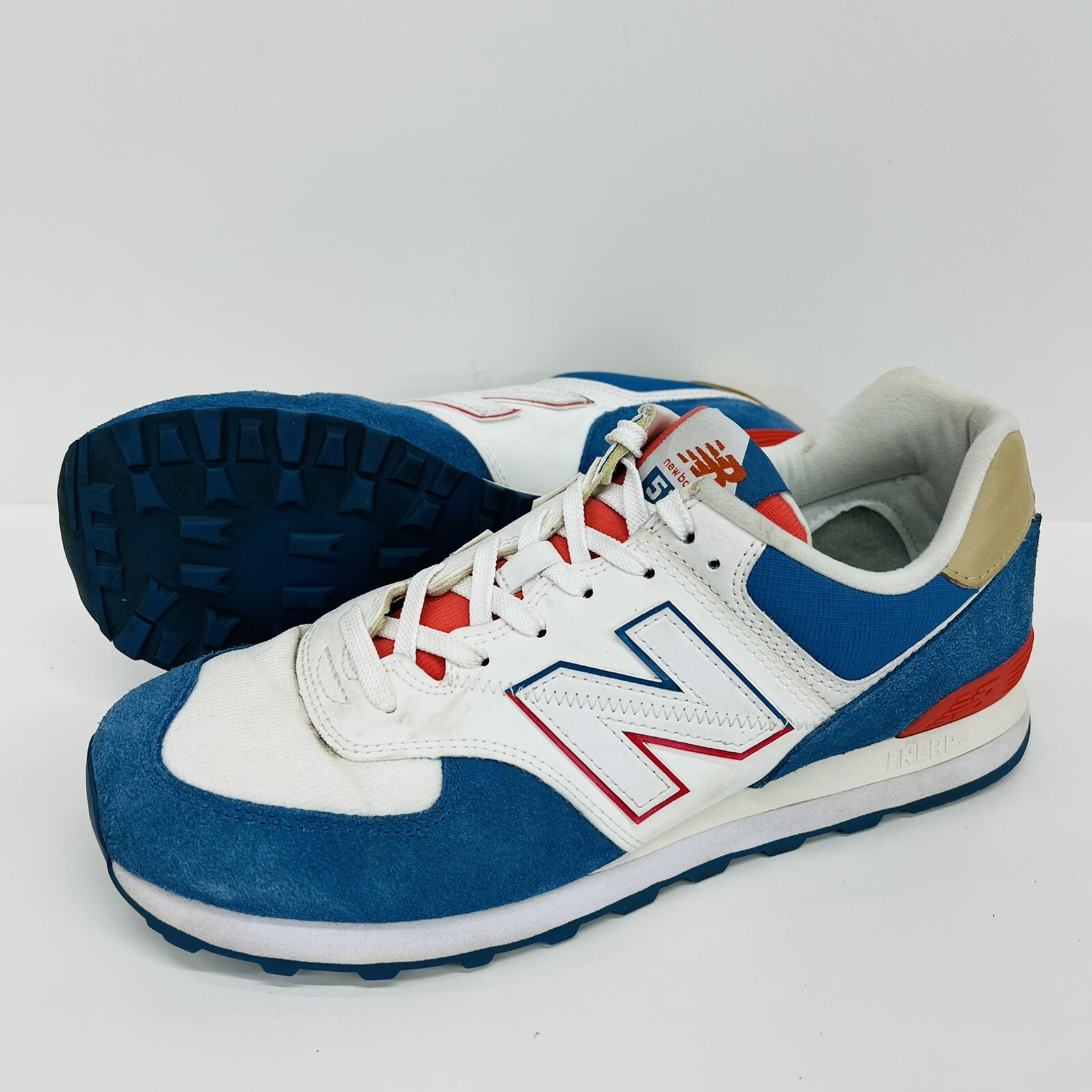 574 Retro White Blue Shoes ML574SCF 