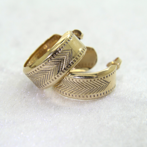 Creolen 9 kt Gelbgold