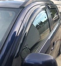 AVS Smoke Rain Guards Vent Visors 3M Tape-On for 2011-2013 Mitsubishi Outlander