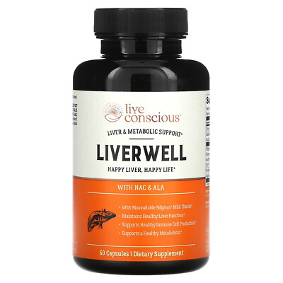 LiverWell With NAC & ALA, 60 Capsules