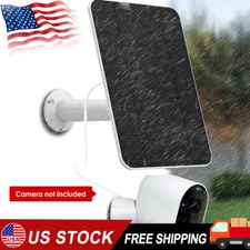 Solar Panel for Security Cameras - For Outdoor Surveillance,No-Wire Power Supply