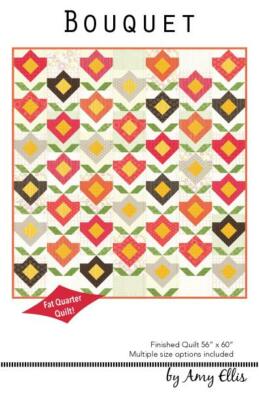 Quilt Pattern BOUQUET Fat Quarter Friendly Amy Ellis WANDERLUST
