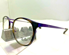 RAY-BAN RB6372M 2956 EYEGLASSES FRAMES TORTOISE VIOLET 50-19-145 AUTHENTIC NEW