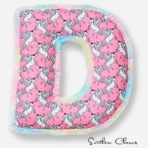 justice initial pillow