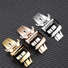 14 16 18mm Deployment Butterfly Clasp Buckle Fits Jaeger LeCoultre Watch Straps