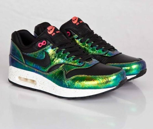 🔶️NIKE AIR MAX 1 SUP QS SUPREME LEATHER US 12 ATMOS OG RETRO PARRA 669639-700