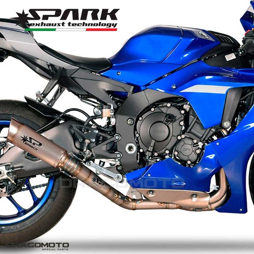 Yamaha Yzf R1 17 18 Full Exhaust Spark Grid O Titanium Rc Ebay
