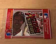 1983 Donruss Action All Stars Pack Fred Lynn Angels (Top) Al Oliver Expos (Back)