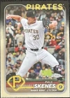 Paul Skenes Rookie 2024 Topps Chrome Update USC27 Pittsburgh Pirates Rookie Card