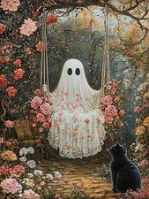 Halloween Diamond Art Kits for Adults 12x16in 30x40cm , Ghosts