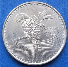 200 PESOS MEXICO COIN 2023 - REPUBLICA DE COLUMBIA - GUACAMAYA BANDERA