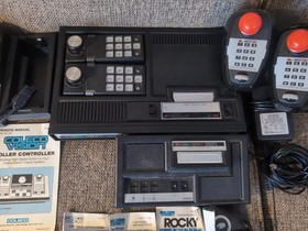 Coleco ColecoVision Console System Bundle, Expansion Module, Controllers, Games
