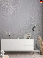 Marburg Tapete Grau Silber Metallic Vliestapete Modern FüR Schlafzimmer