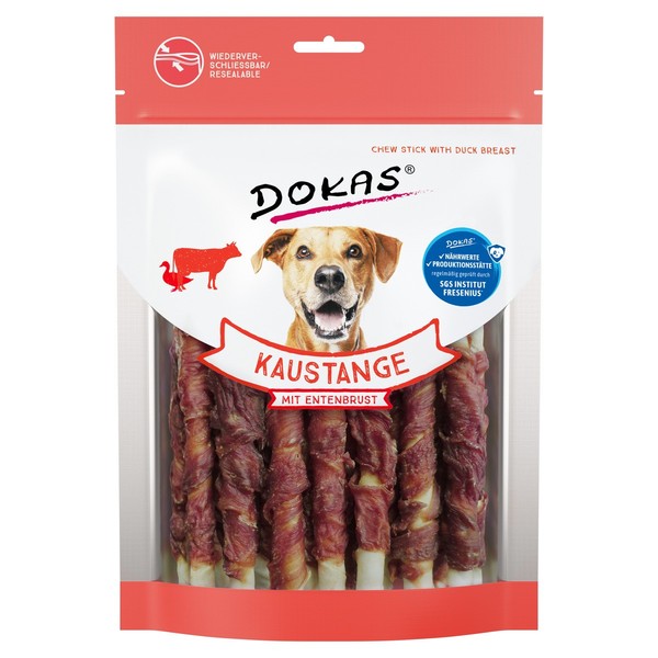 Dokas Barra de Mastique Con Magret de Pato 200G, Snack para Perro, Nuevo