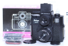 MINT HOLGA 120TLR Twin Lens Reflex Camera Near Mint Boxed Complete From Japan
