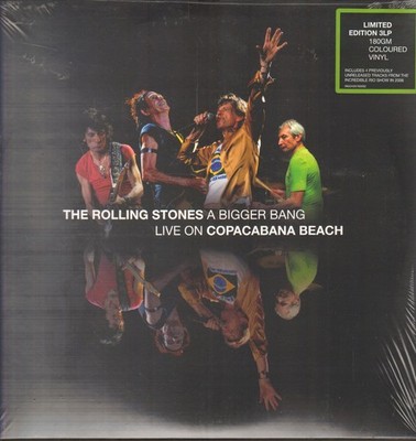 ROLLING STONES-3-LP-SET- LIVE ON COPACABANA BEACH- COLOURED-180 GR.- 2021- OVP!!