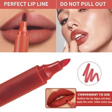 Women 1Pcs Water Proof Liquid Matte Lipstick Pen Liquid Lipstick Pen Lip Liner