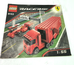 LEGO Racers Ferrari F1 Truck 8153 With Box and Instructions