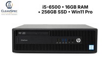 HP EliteDesk 800 G2 SFF Desktop PC i5-6500 16GB RAM 256GB SSD Win11 Pro