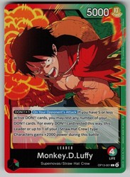 Monkey D. Luffy OP13-001 Carrying On His Will Leader