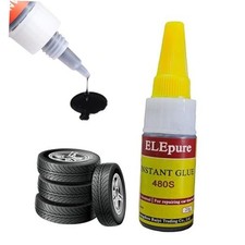 Tire Repair Glue Rubber Strong Adhesive Bonding for Sidewall Gash Dent Black