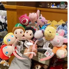 authentic Disney Park DIY Plush Headband Hair Accessories Mickey Shanghai Disney