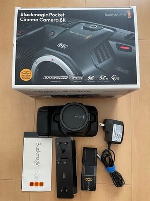 Blackmagic Design Pocket Cinema Video Camera Black 6K EF Mount BMPCC w/ Box