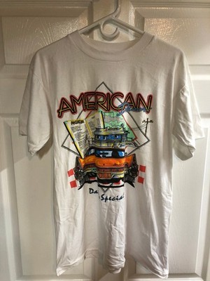 Vintage American Diner T Shirt Adult Medium White Funny Humor Daily Specials
