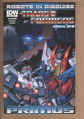 Transformers Robots in Disguise Annual 2012 Primus, NM, A | We Combine Shipping