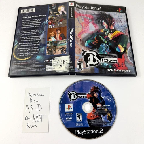 DEFECTIVE DISC DOES NOT WORK The Bouncer PS2 (2000) Black Label w/ Original Case