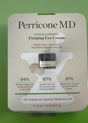 NEW Perricone MD HypoAllergenic Firming Eye Cream 0.5 Fl Oz