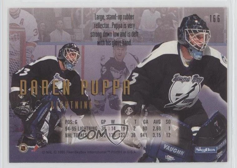 1995-96 Skybox Emotion Daren Puppa #166 - Image 2 of 2