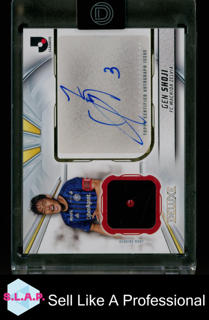 GEN SHOJI TOPPS RAR-GS 2024 DELUXE J. LEAGUE FC MACHIDA ZELVIA ENG AUTO PATCH